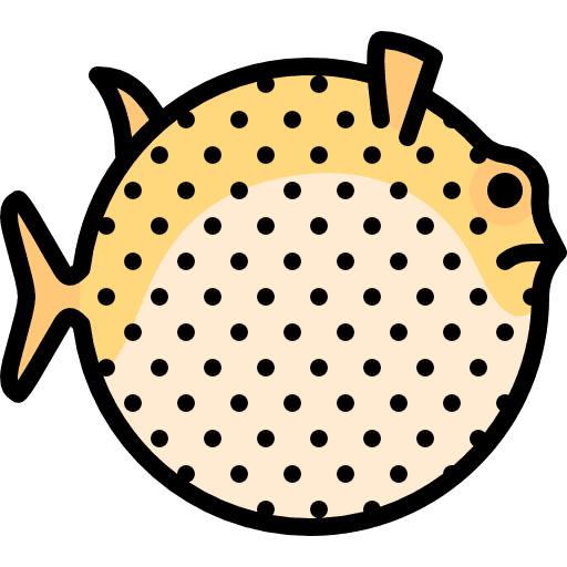 Globefish wildlife animal wild icon