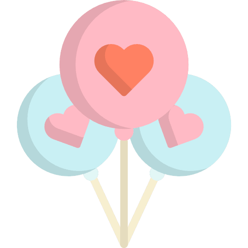 Balloons gaming birthday and party party icon