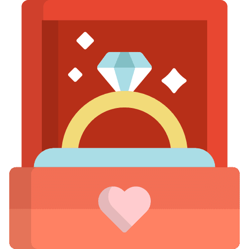 Engagement ring fashion jewelry engagement ring icon