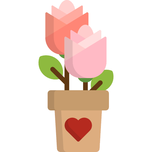 Flowers flower rose petals icon