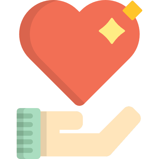 Love peace valentines day like icon