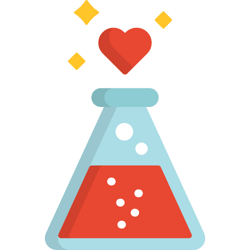 Potion love potion chemistry icon