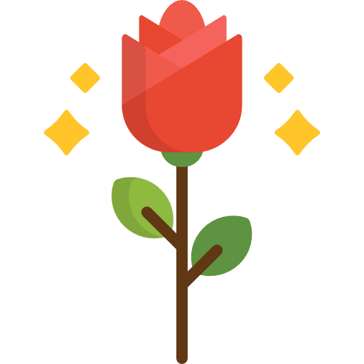 Rose nature petals rose icon