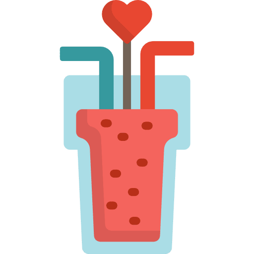 Soft drink fashion glass soft drink icon