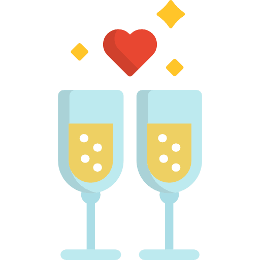 Toast party toast alcohol icon