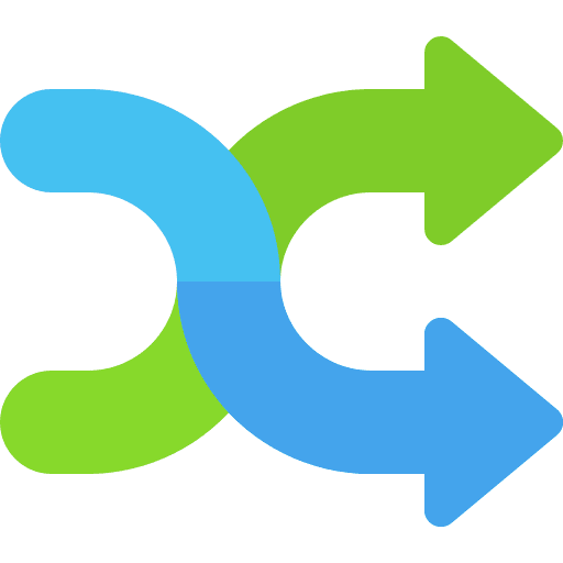 Shuffle arrows ui replace icon