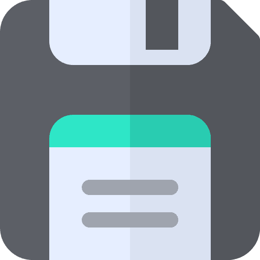 Diskette technology save file electronics icon