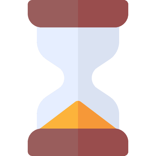Hourglass watch clocks time icon
