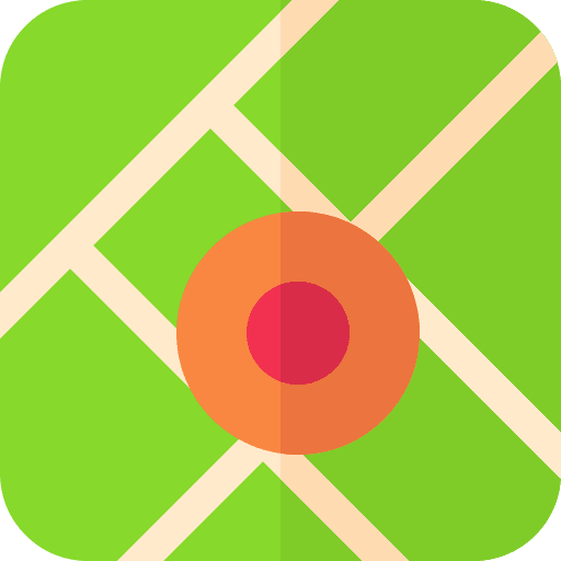 Map pin position gps icon