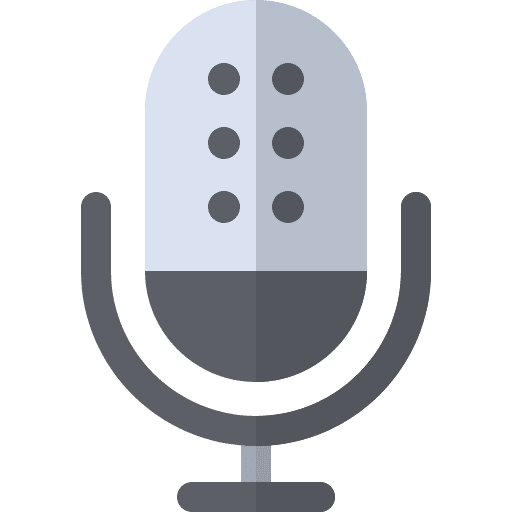 Microphone sound electronics vintage icon