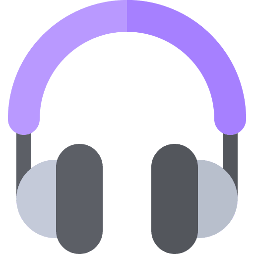 Headphones audio technology electronics icon