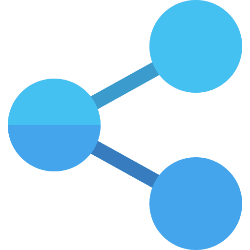 Share share social media shapes icon