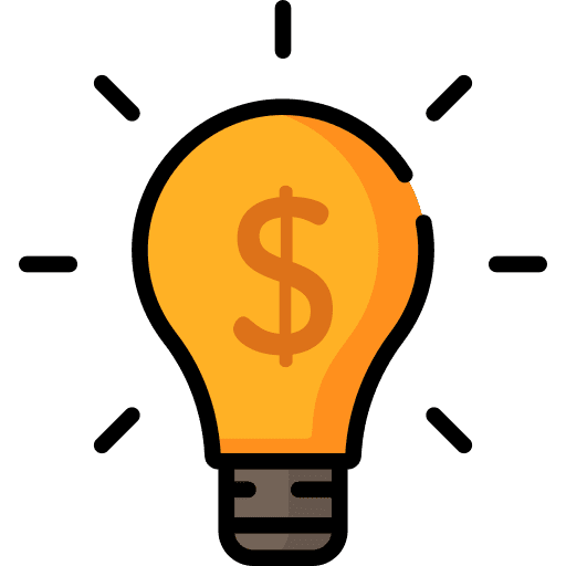 Idea bussiness money business and finance icon