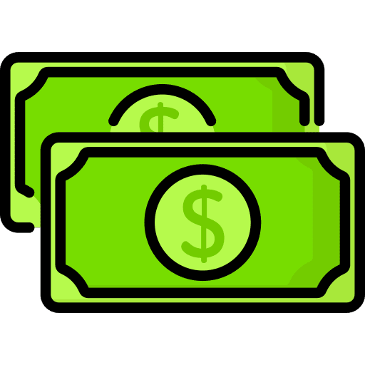Money currency business and finance notes icon