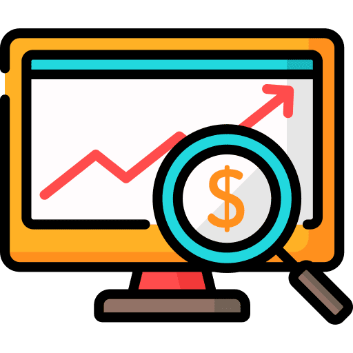 Profits graph statistics stats icon