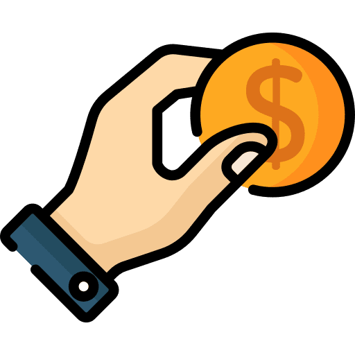 Coin currency coin money icon