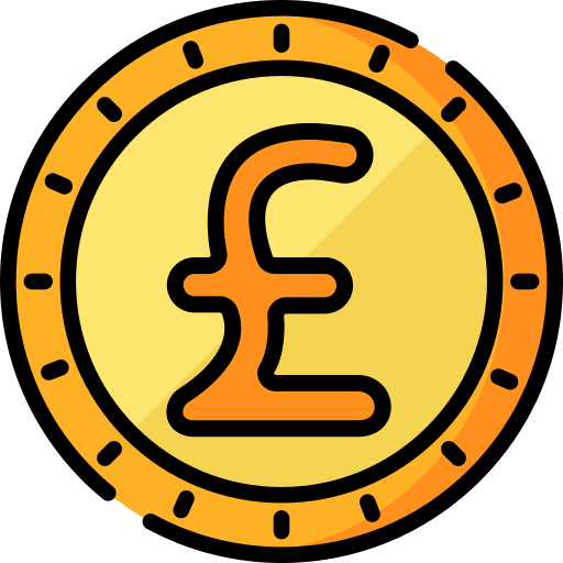 Pound sterling pound sterling cash money icon