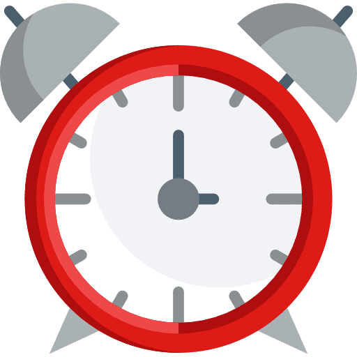 Alarm clock timer clock time icon