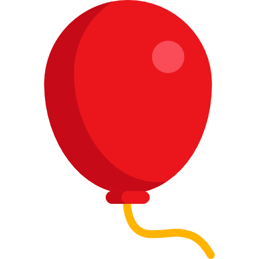 Balloon party birthday birthday and party icon
