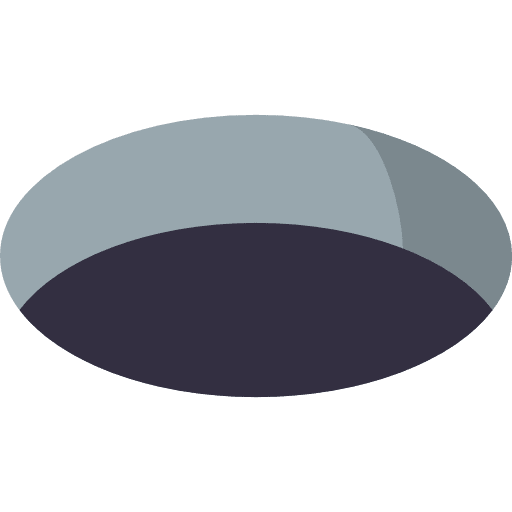 Hole puncture miscellaneous hole icon