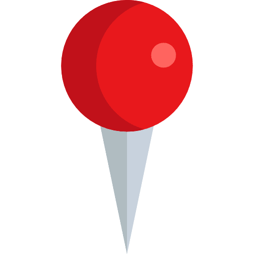 Pin map location pin placeholder icon