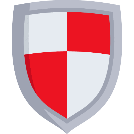 Shield weapons shield crest icon