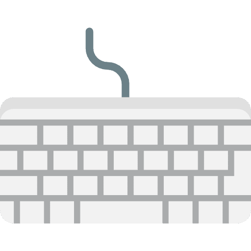 Keyboard technology keys computing icon