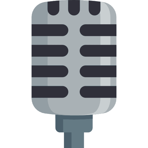 Microphone electronics technology radio icon