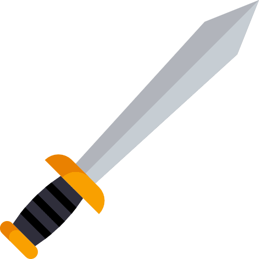 Sword blade sword war icon