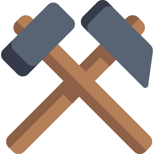 Hammers construction and tools hammers tools and utensils icon