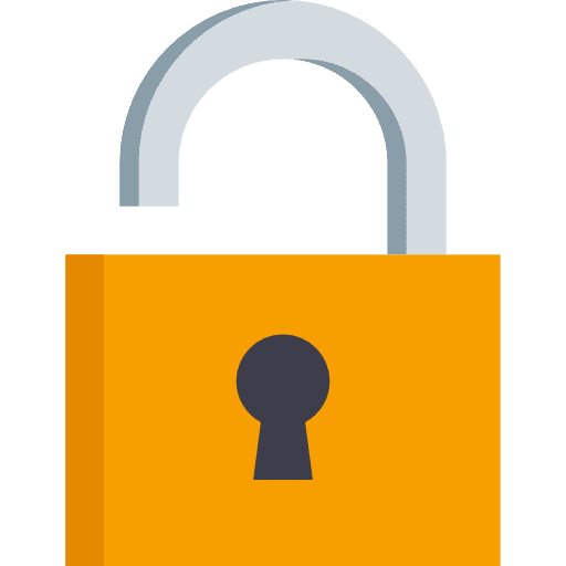 Unlocked security lock unlocked icon