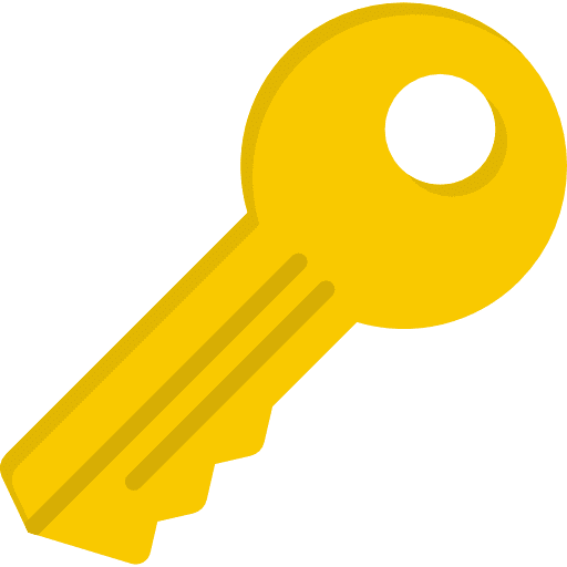 Key pass security key icon