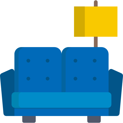Sofa livingroom armchair sofa icon