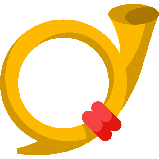 Horn wind instrument music instrument french horn icon