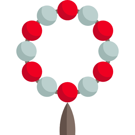 Beads accessory tradition carnival icon