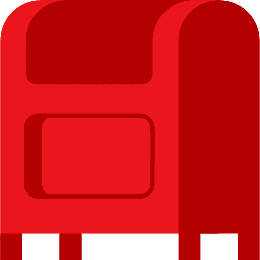 Mailbox communications tools and utensils mailbox icon