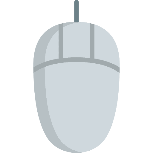 Mouse technological clicker electronic icon