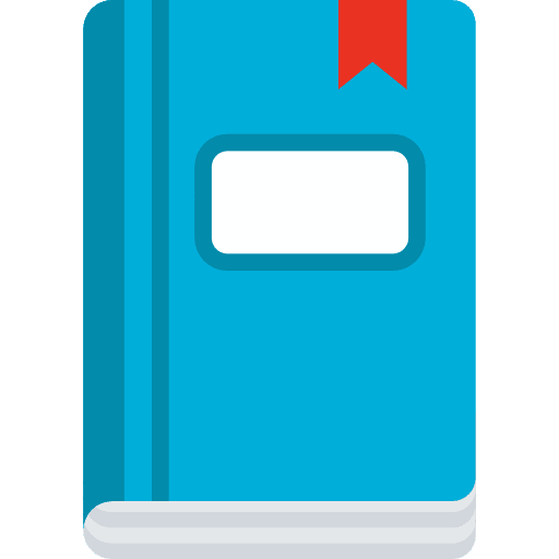 Notebook book cover agenda notebook icon