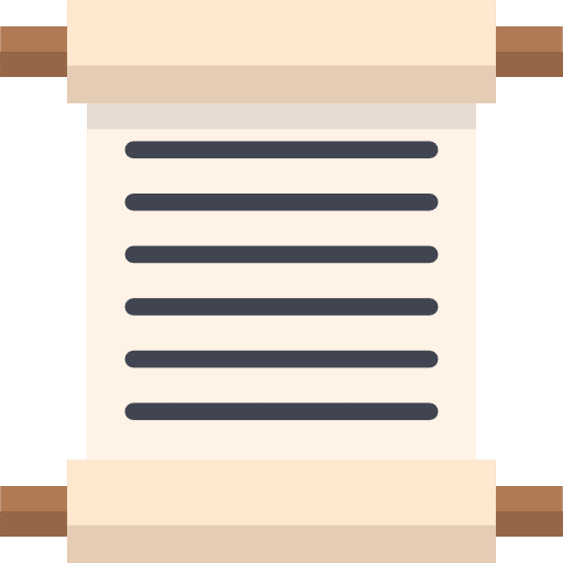 Scroll papyrus miscellaneous interface icon