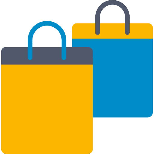 Shopping bag bag supermarket business icon