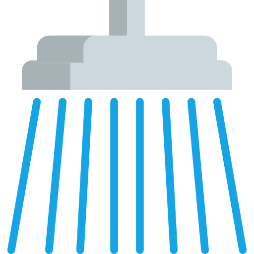 Shower bathroom relax shower head icon