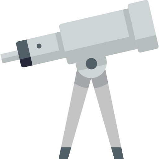 Telescope science miscellaneous tools and utensils icon