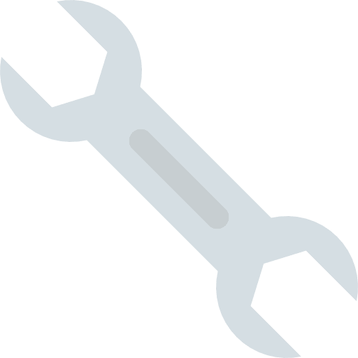 Wrench garage improvement tools and utensils icon