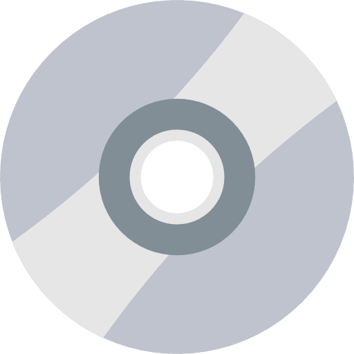 Compact disc bluray music compact disc icon