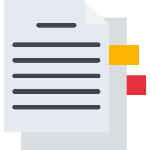 File files and folders interface file icon