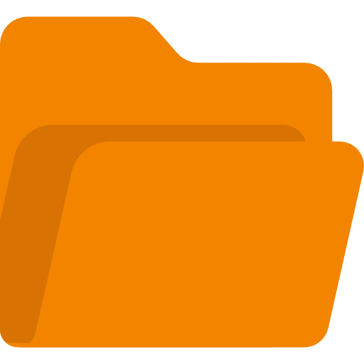 Folder file storage data storage interface icon
