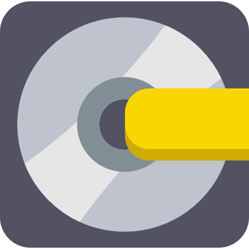Hard disk outlined data data storage icon