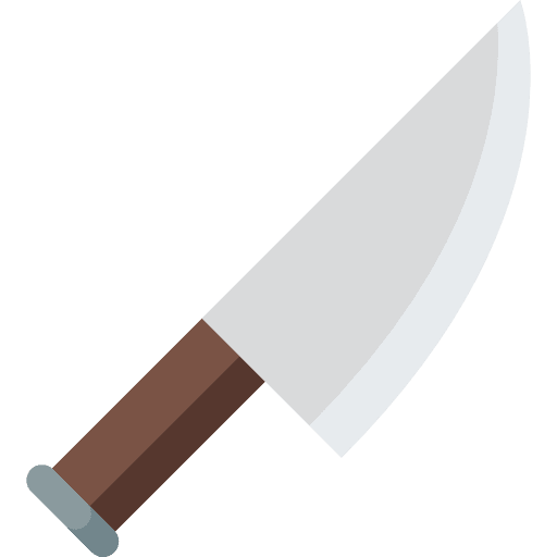 Knife restaurant tools and utensils food icon
