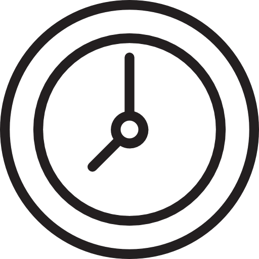 Clock clock time watch icon