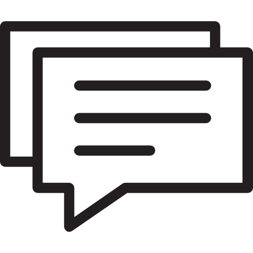 Message message conversation seo and web icon